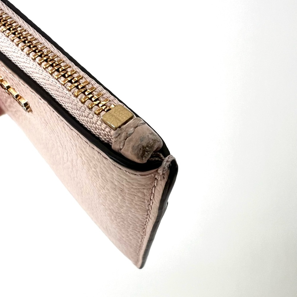 Michael Kors Pebbled Leather Wristlet Pouch Blush Pink Preloved - Picture 4 of 12